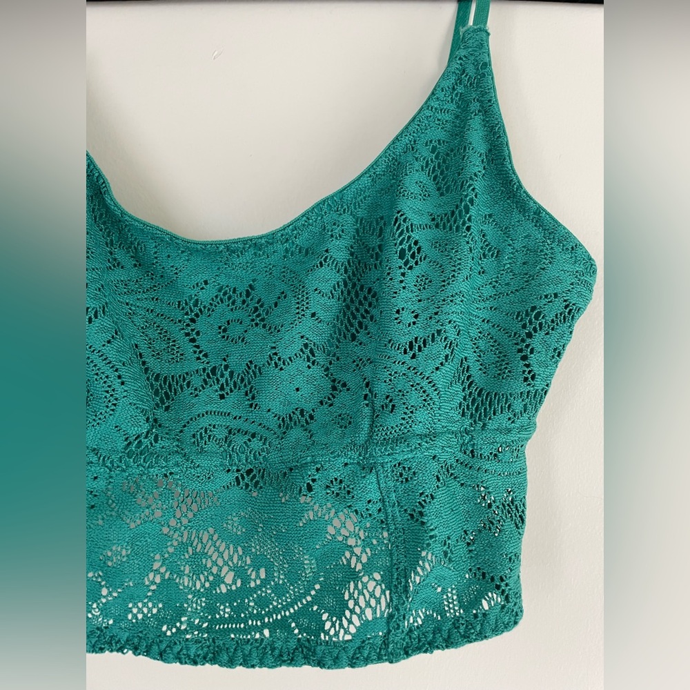 Urban Outfitters Teal Lace Bralette - Picture 2 of 4